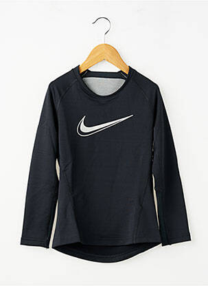 T-shirt manches longues manches longues noir NIKE garçon