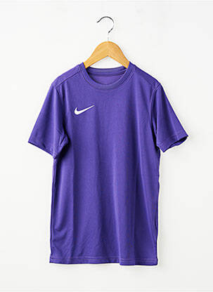 T-shirt sport multisport manches courtes violet NIKE enfant