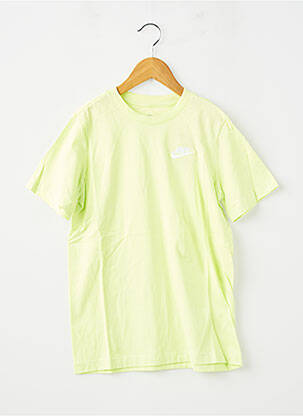T-shirt coupe droite manches courtes vert NIKE garçon