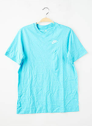 T-shirt coupe droite manches courtes bleu NIKE garçon