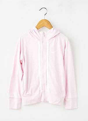 Veste casual coupe droite rose NIKE fille