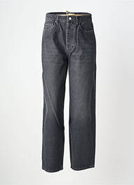Jeans coupe droite taille haute taille haute noir REIKO femme