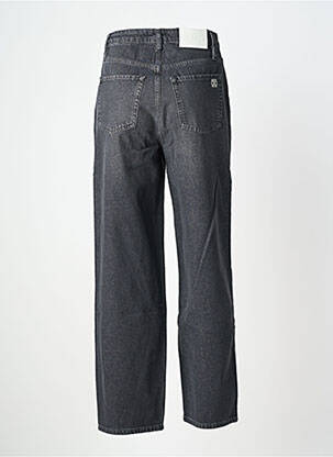 Jeans coupe droite taille haute taille haute noir REIKO femme