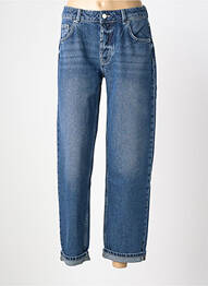 Jeans coupe droite stretch taille normale bleu REIKO femme