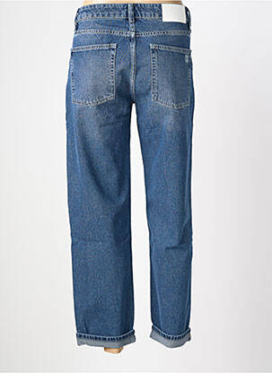Jeans coupe droite stretch taille normale bleu REIKO femme
