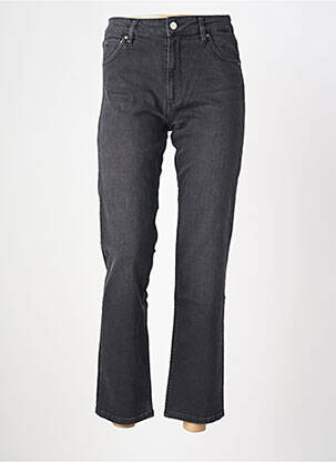 Jeans coupe droite taille haute taille haute noir REIKO femme