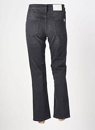 Jeans coupe droite taille haute taille haute noir REIKO femme