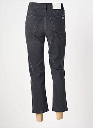 Jeans coupe slim stretch taille haute noir REIKO femme