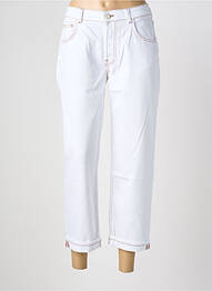 Jeans coupe droite taille normale taille normale blanc REIKO femme