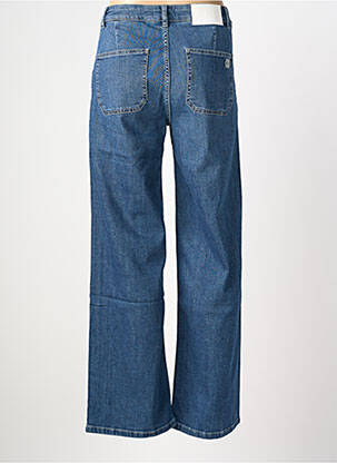 Jeans coupe large stretch taille normale bleu REIKO femme