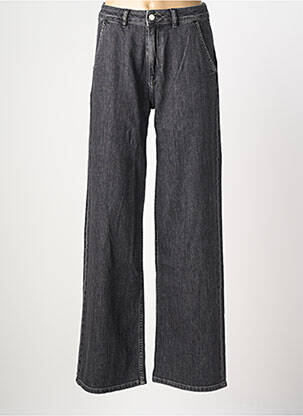 Jeans coupe large stretch taille normale noir REIKO femme