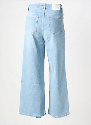 Jeans coupe large stretch taille haute bleu REIKO femme