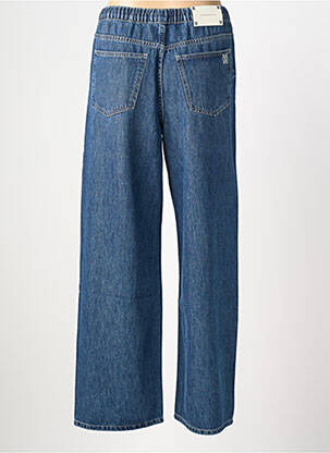 Jeans coupe large stretch taille normale bleu REIKO femme