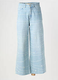 Jeans coupe large stretch bleu REIKO femme