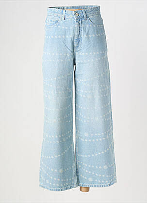 Jeans coupe large stretch bleu REIKO femme