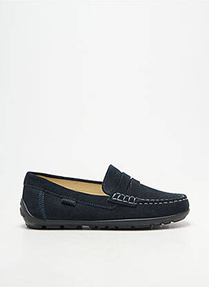 Mocassins bout carré bleu GEOX garçon