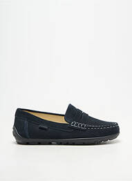 Mocassins bout carré bleu GEOX garçon