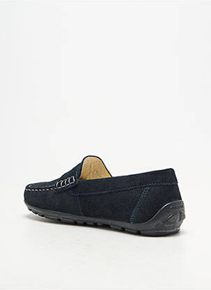 Mocassins bout carré bleu GEOX garçon