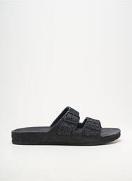 Mules/sabots bout ouvert talon plat jusqu'à 3cm noir CACATOÈS femme