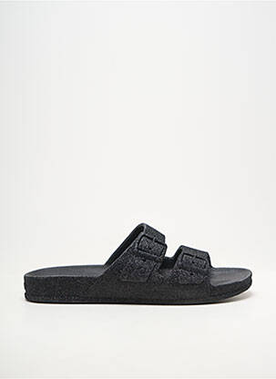 Mules/sabots bout ouvert talon plat jusqu'à 3cm noir CACATOÈS femme