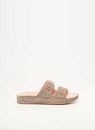 Mules/sabots voute plantaire talon plat jusqu'à 3cm or CACATOÈS femme