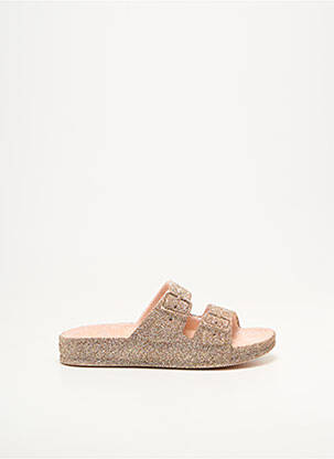 Mules/sabots voute plantaire talon plat jusqu'à 3cm or CACATOÈS femme