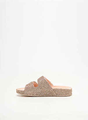 Mules/sabots voute plantaire talon plat jusqu'à 3cm or CACATOÈS femme