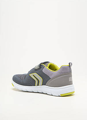 Baskets semelle amovible bout rond gris GEOX garçon
