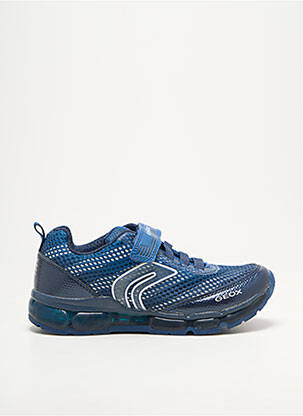 Baskets semelle amovible bout rond bleu GEOX garçon