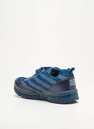 Baskets semelle amovible bout rond bleu GEOX garçon