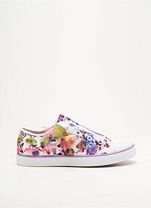 Baskets fermeture lacets bout rond violet GEOX fille