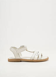 Sandales/nu pieds chiquet chiquet blanc GEOX fille