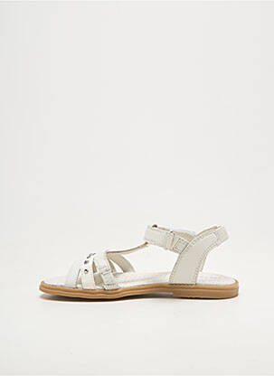 Sandales/nu pieds chiquet chiquet blanc GEOX fille
