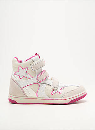 Baskets bout rond bout rond beige GEOX fille