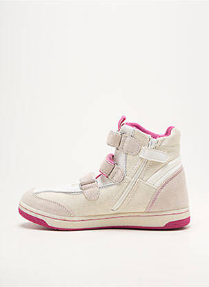Baskets bout rond bout rond beige GEOX fille