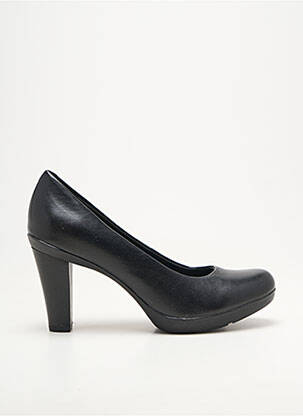 Escarpins tissage satiné talon de 7 à 9cm noir GEOX femme