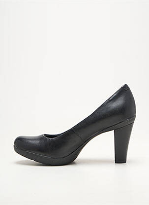 Escarpins tissage satiné talon de 7 à 9cm noir GEOX femme