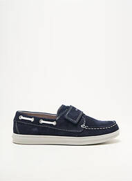 Chaussures bâteau bout rond bout rond bleu GEOX garçon