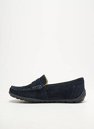 Mocassins bout carré bleu GEOX garçon