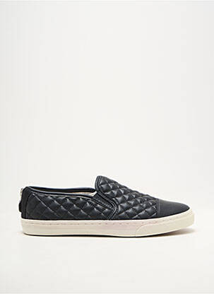 Slip ons bout rond talon plat jusqu'à 3cm noir GEOX femme