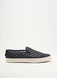 Slip ons bout rond talon plat jusqu'à 3cm noir GEOX femme