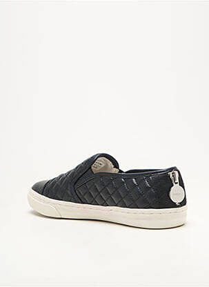 Slip ons bout rond talon plat jusqu'à 3cm noir GEOX femme