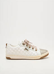 Baskets fermeture lacets bout rond or GEOX fille
