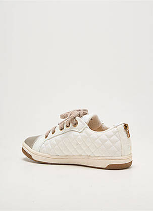 Baskets fermeture lacets bout rond or GEOX fille