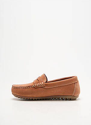 Mocassins bout rond marron REQINS enfant