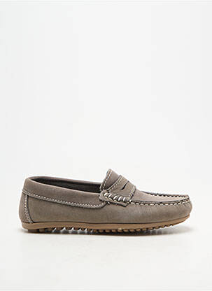 Mocassins bout rond gris REQINS enfant