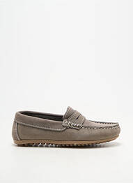 Mocassins bout rond gris REQINS enfant