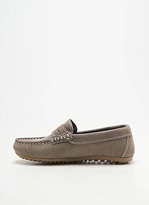 Mocassins bout rond gris REQINS enfant