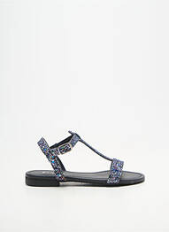 Sandales/nu pieds tissage tissage pailleté chiquet bleu REQINS fille