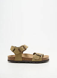 Sandales/nu pieds type de semelle anatomique bout ouvert vert REQINS garçon